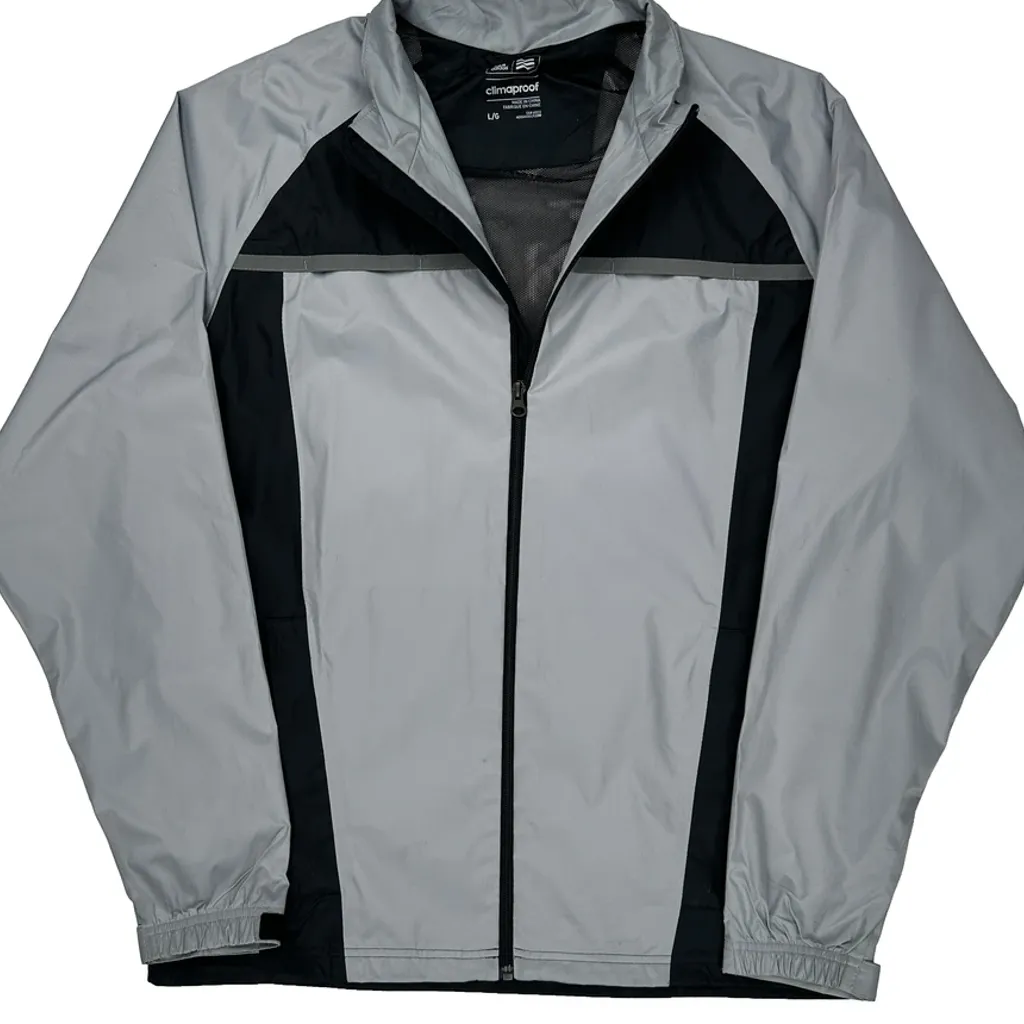 Adidas Windbreaker - Large Gray Polyester - Image 4