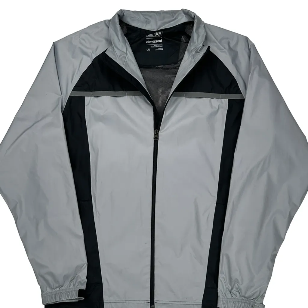 Adidas Windbreaker - Large Gray Polyester - Image 5