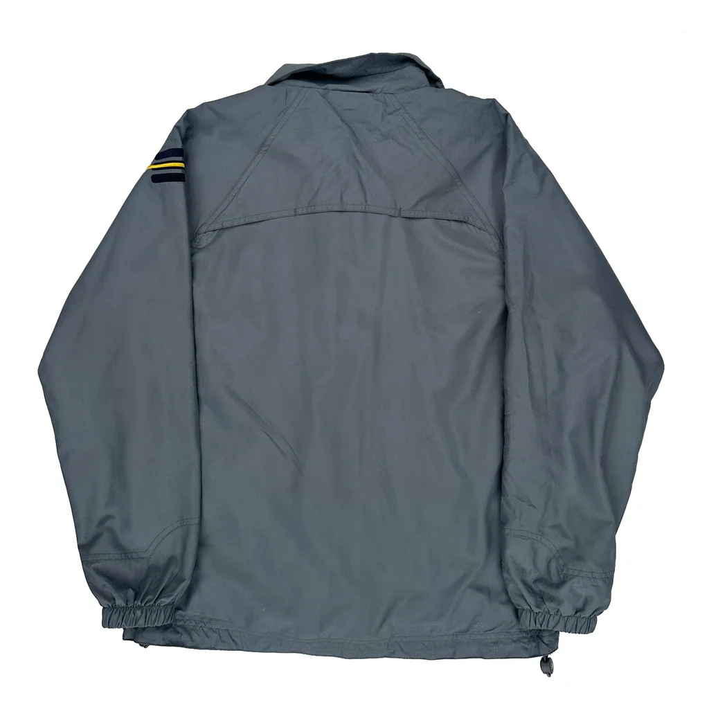 Adidas Windbreaker - Medium Gray Polyester - Image 2