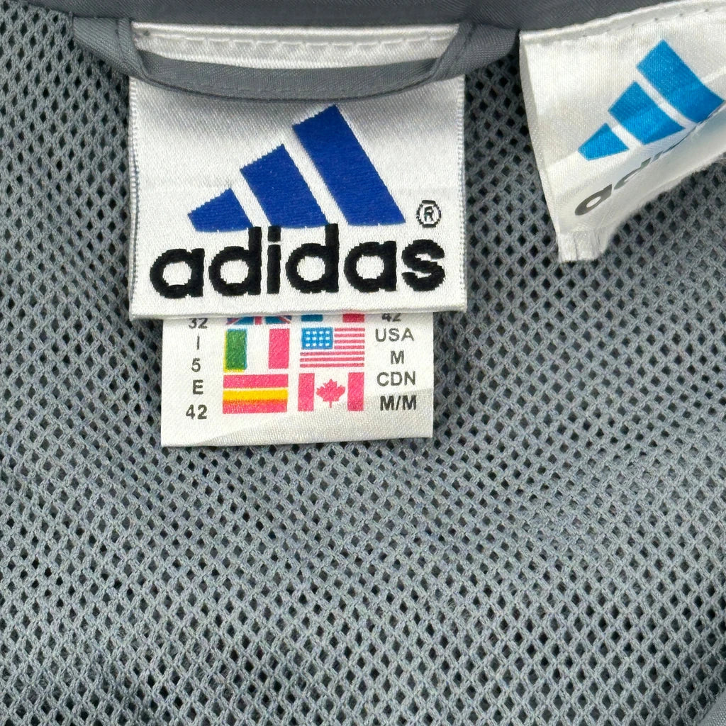 Adidas Windbreaker - Medium Gray Polyester - Image 3