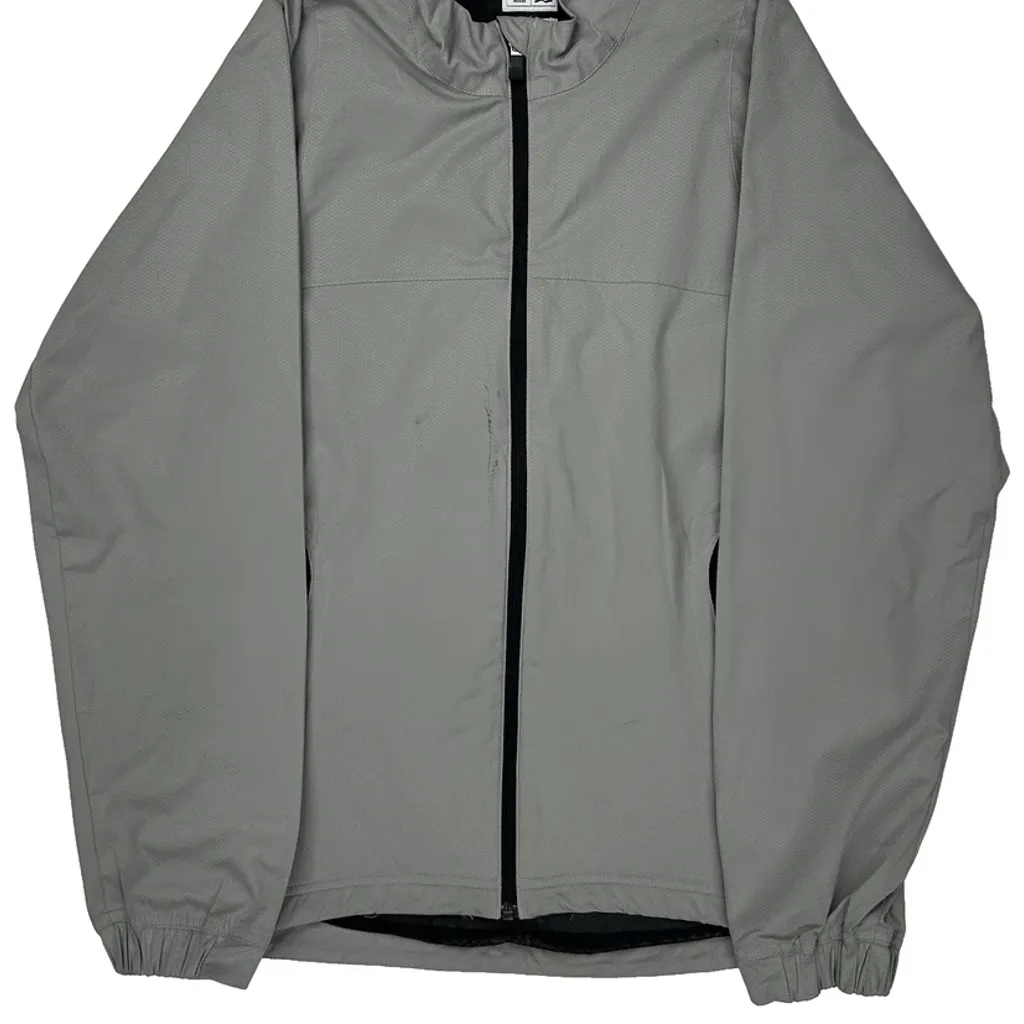Adidas Windbreaker - Small Gray Polyester - Image 4
