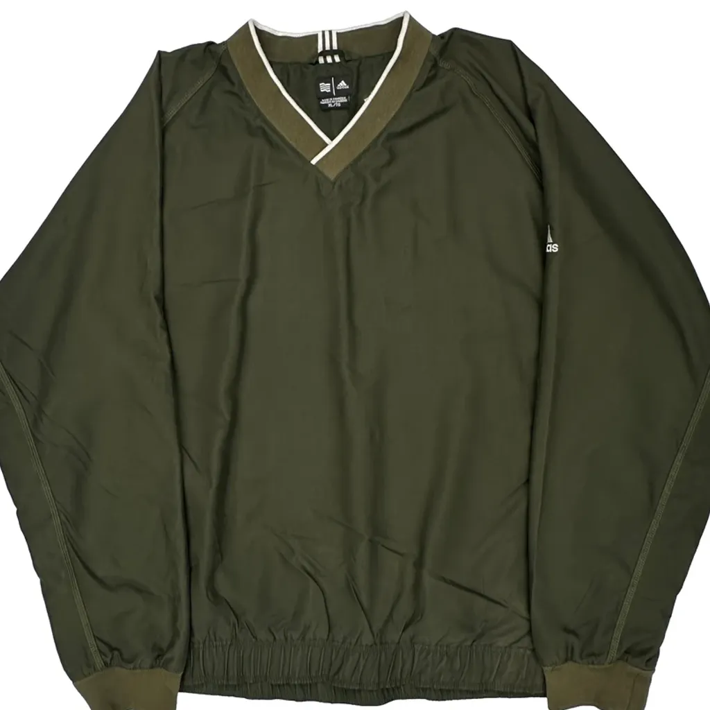 Adidas Windbreaker - XL Green Polyester - Image 4