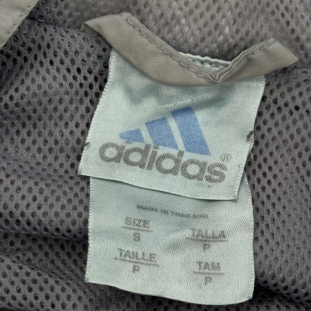 Adidas Windbreaker - Small Grey Polyester - Image 3