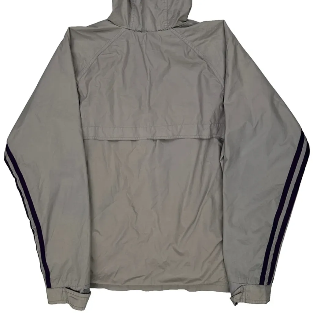 Adidas Windbreaker - Small Grey Polyester - Image 7