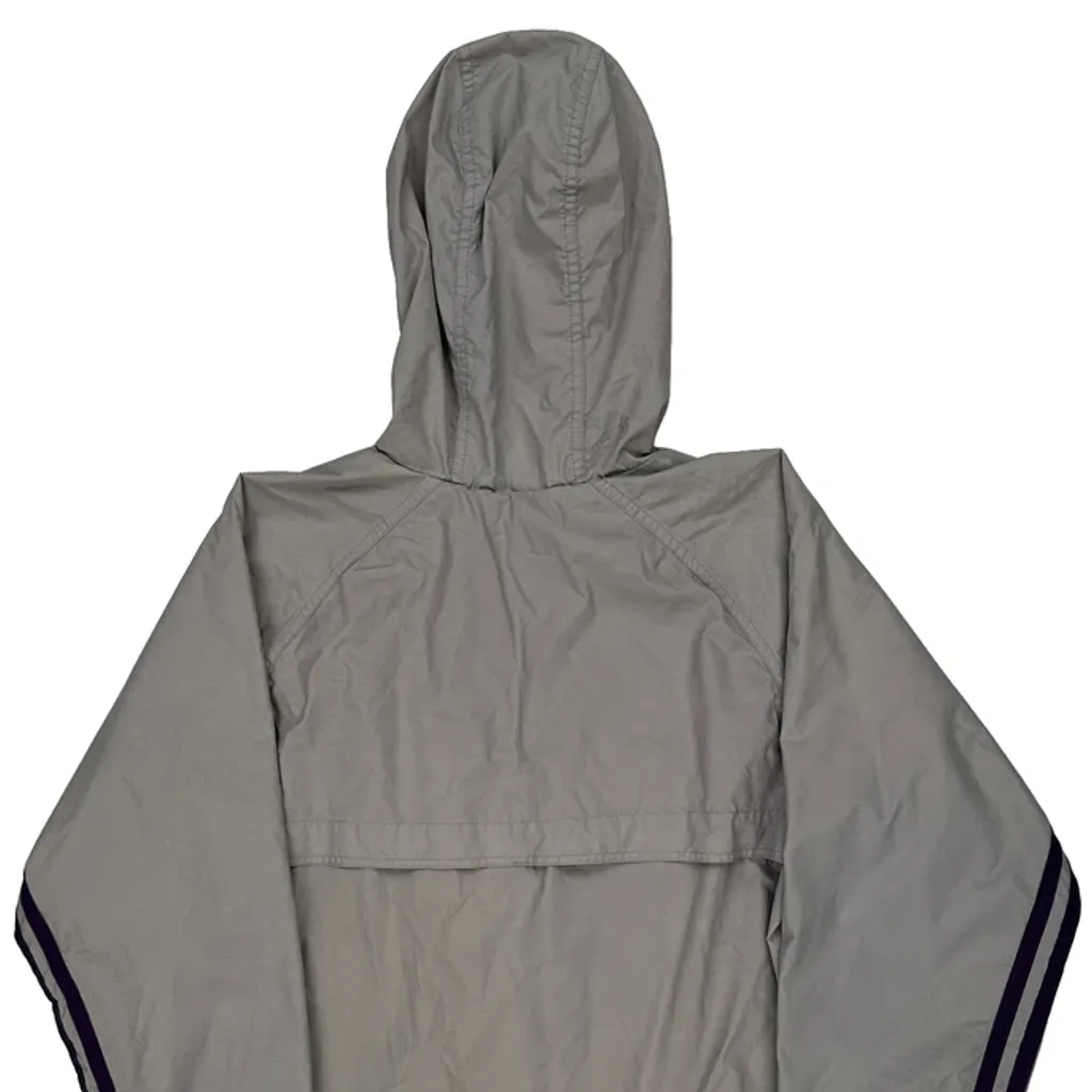 Adidas Windbreaker - Small Grey Polyester - Image 8