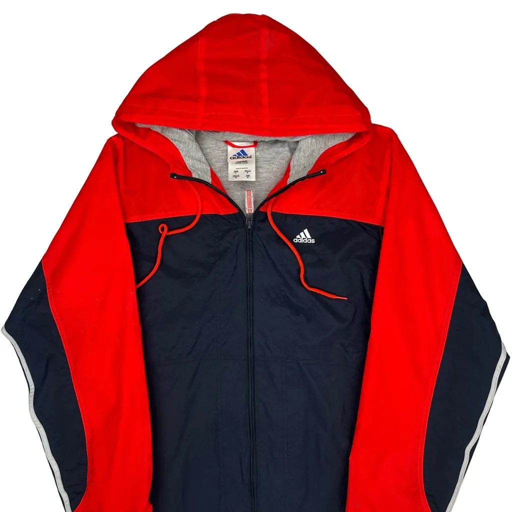Adidas Windbreaker - Large Navy Polyester - Image 5