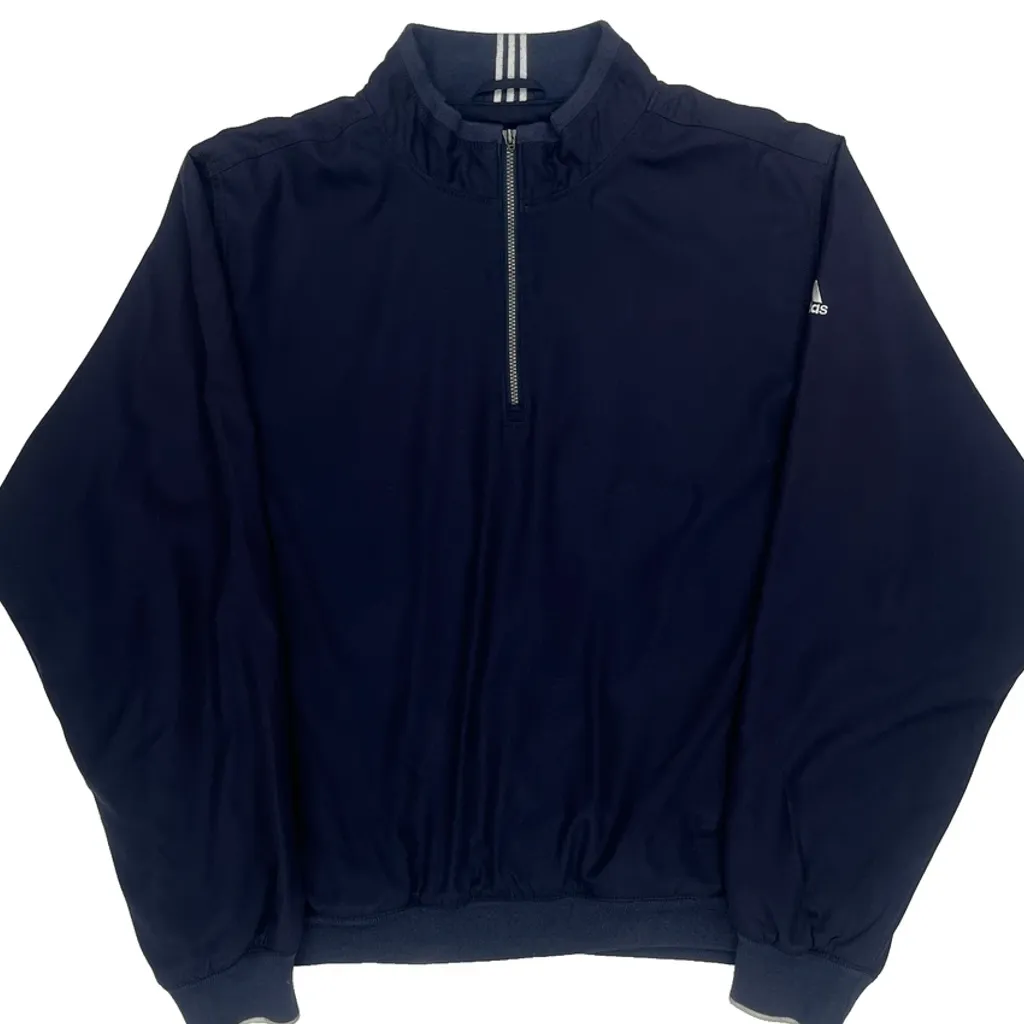 Adidas Windbreaker - Large Navy Polyester - Image 5
