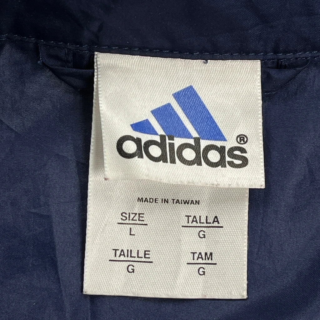 Adidas Windbreaker - Large Navy Polyester - Image 3