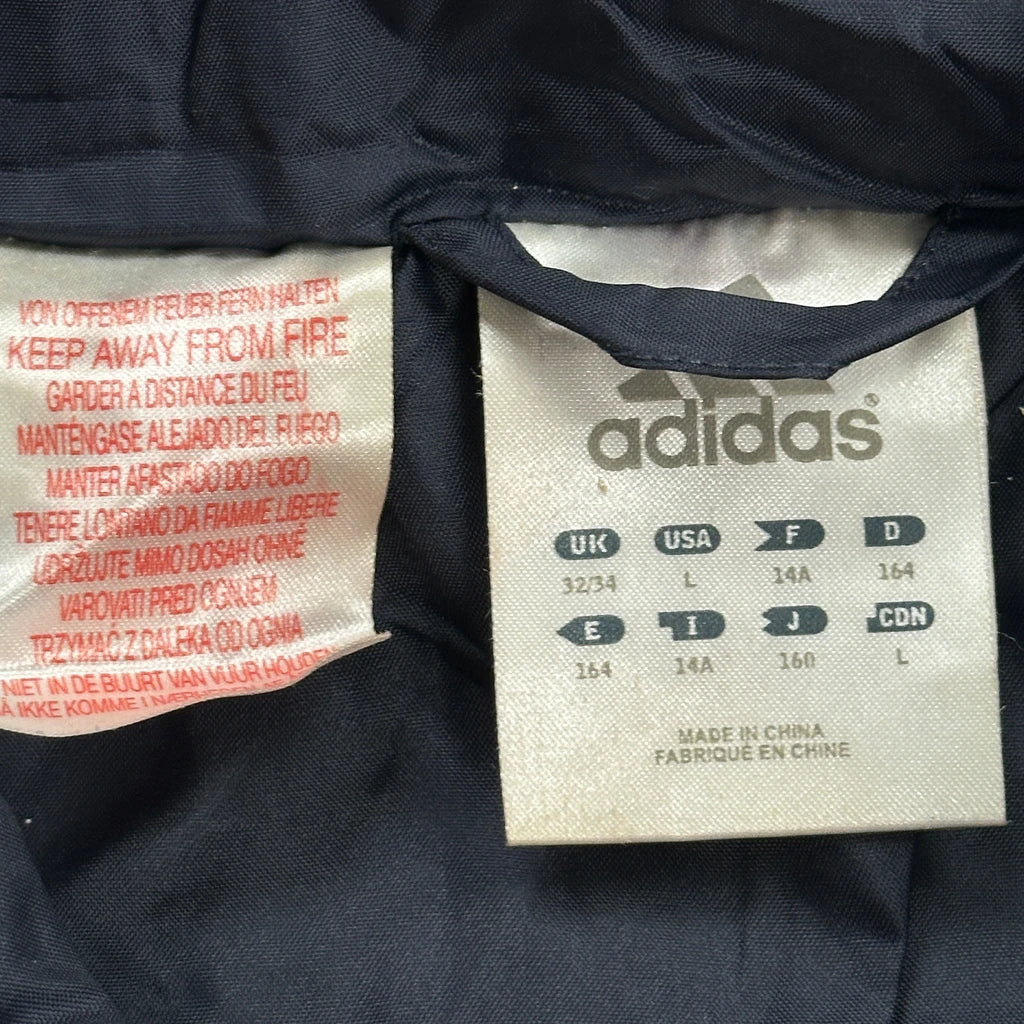 Adidas Windbreaker - Large Navy Polyester - Image 3