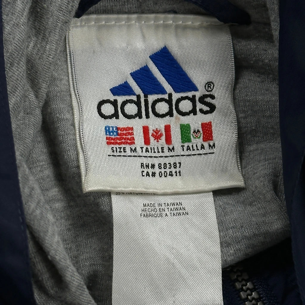 Adidas Windbreaker - Medium Navy Polyester - Image 3
