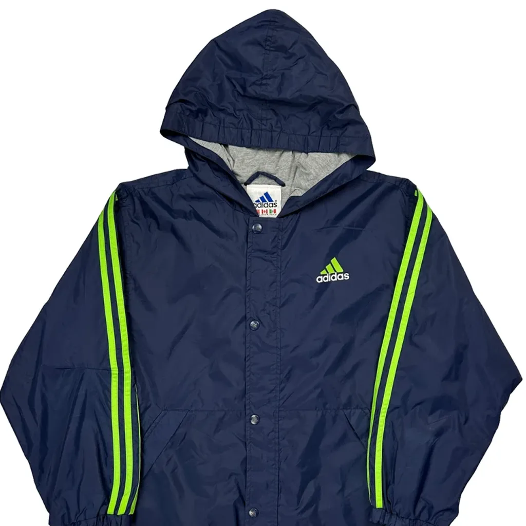 Adidas Windbreaker - Medium Navy Polyester - Image 5