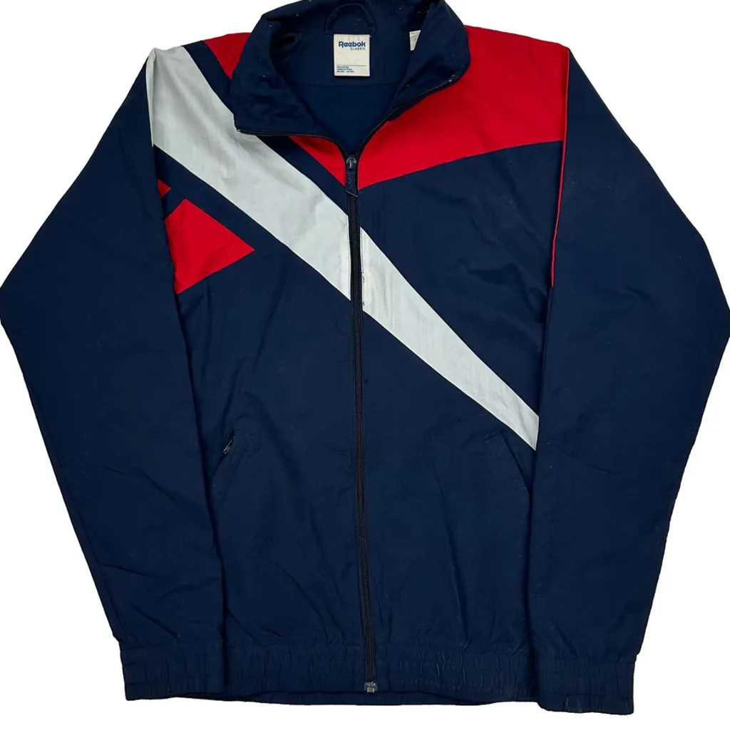 Adidas Windbreaker - Medium Navy Polyester - Image 5