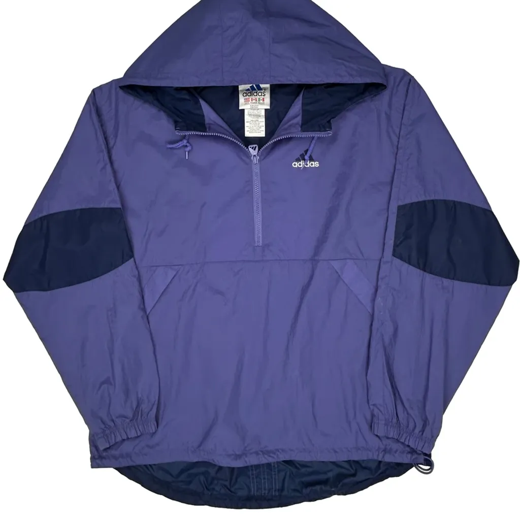 Adidas Windbreaker - Large Purple Nylon - Image 5