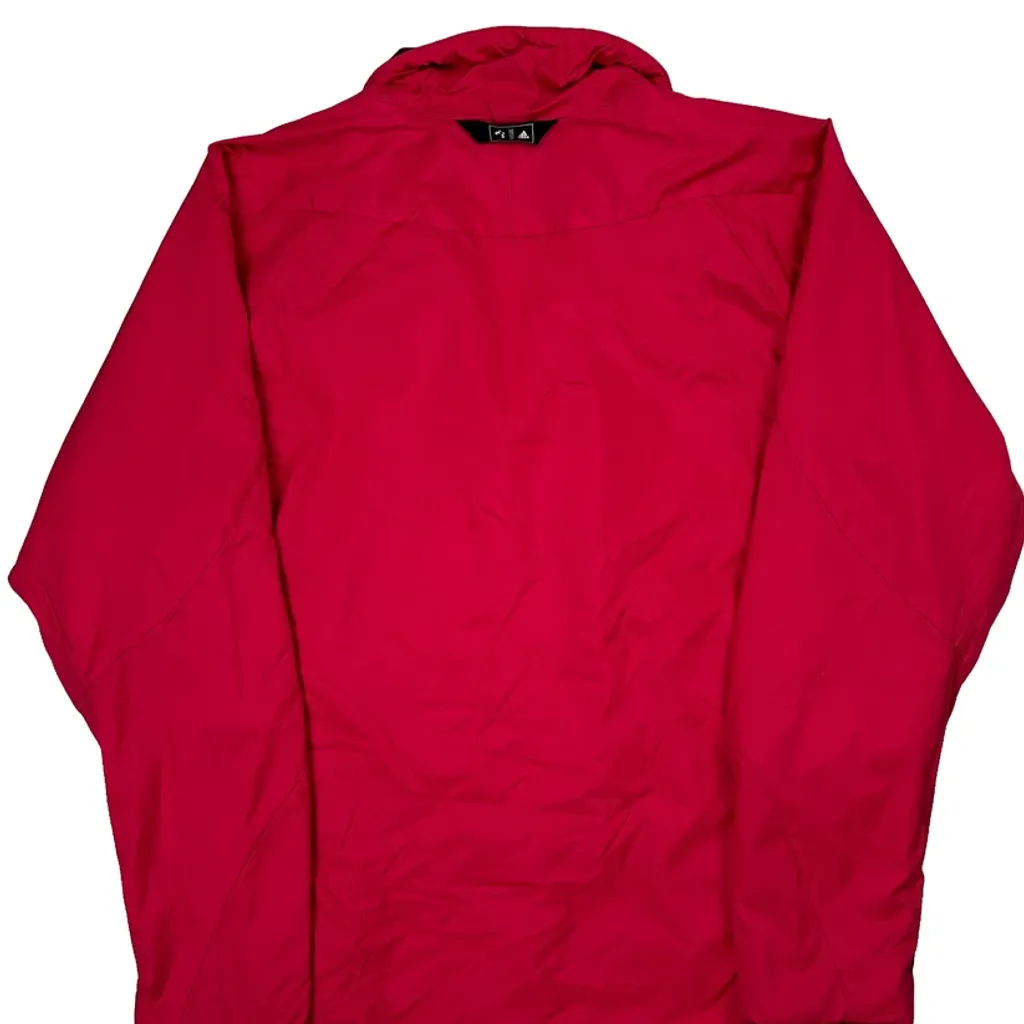 Adidas Windbreaker - Large Red Polyester - Image 7