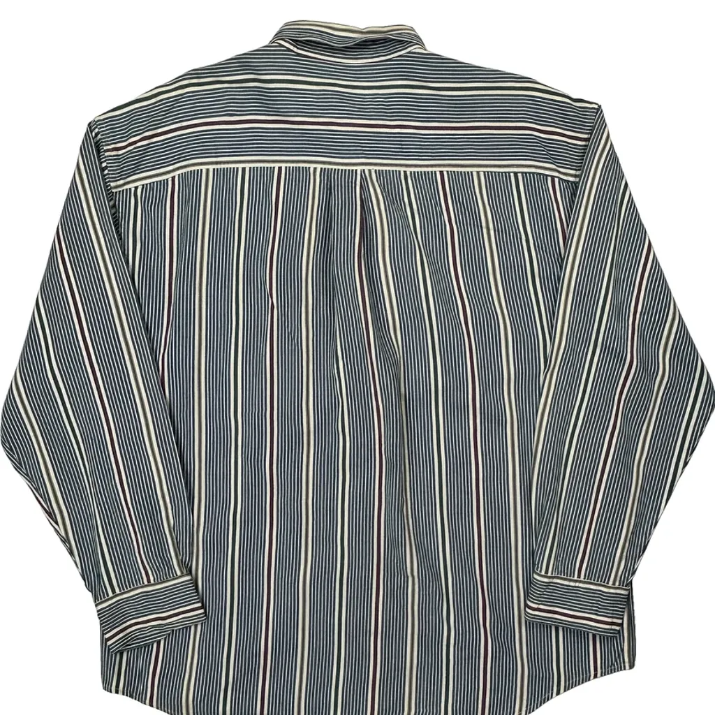 Adirondack Striped Shirt - XL Blue Cotton - Image 6