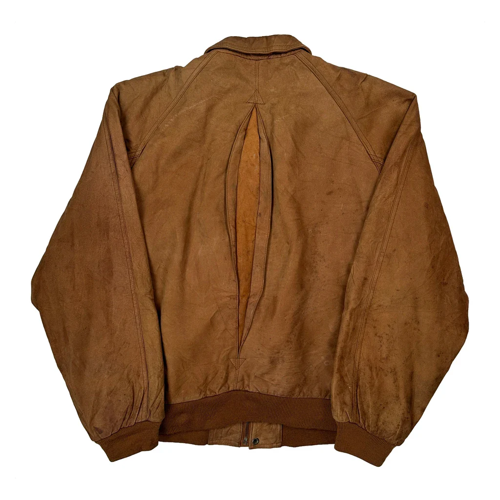 Adventure Team Marlboro Bomber Jacket - Medium Brown Polyester - Image 2