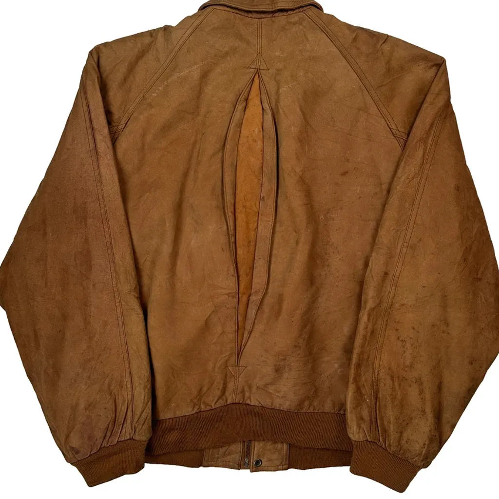 Adventure Team Marlboro Bomber Jacket - Medium Brown Polyester - Image 6