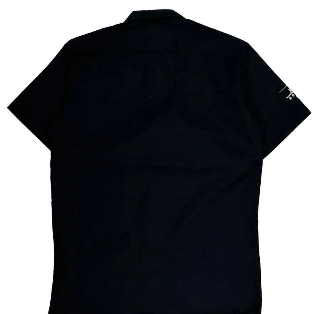 Aep Logo Dickies Short Sleeve Shirt - Medium Black Polyester Blend - Image 7