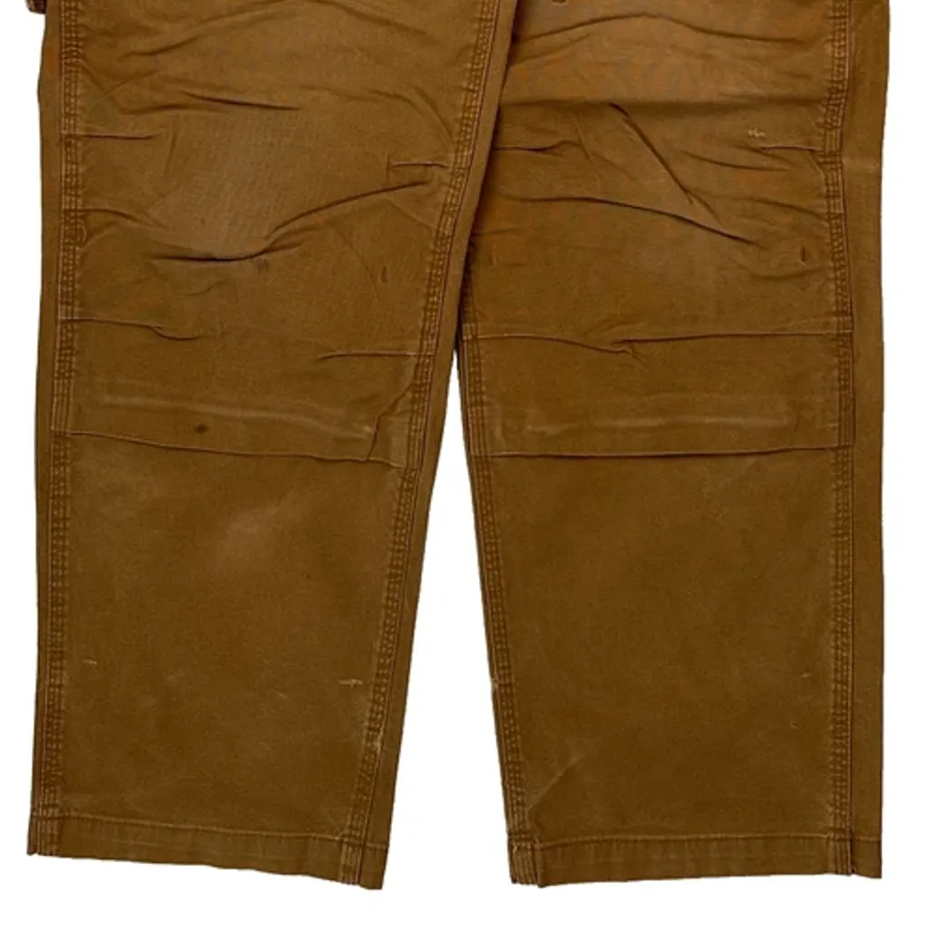 Aeropostale Double Knee Carpenter Trousers - 36W 31L Brown Cotton - Image 10