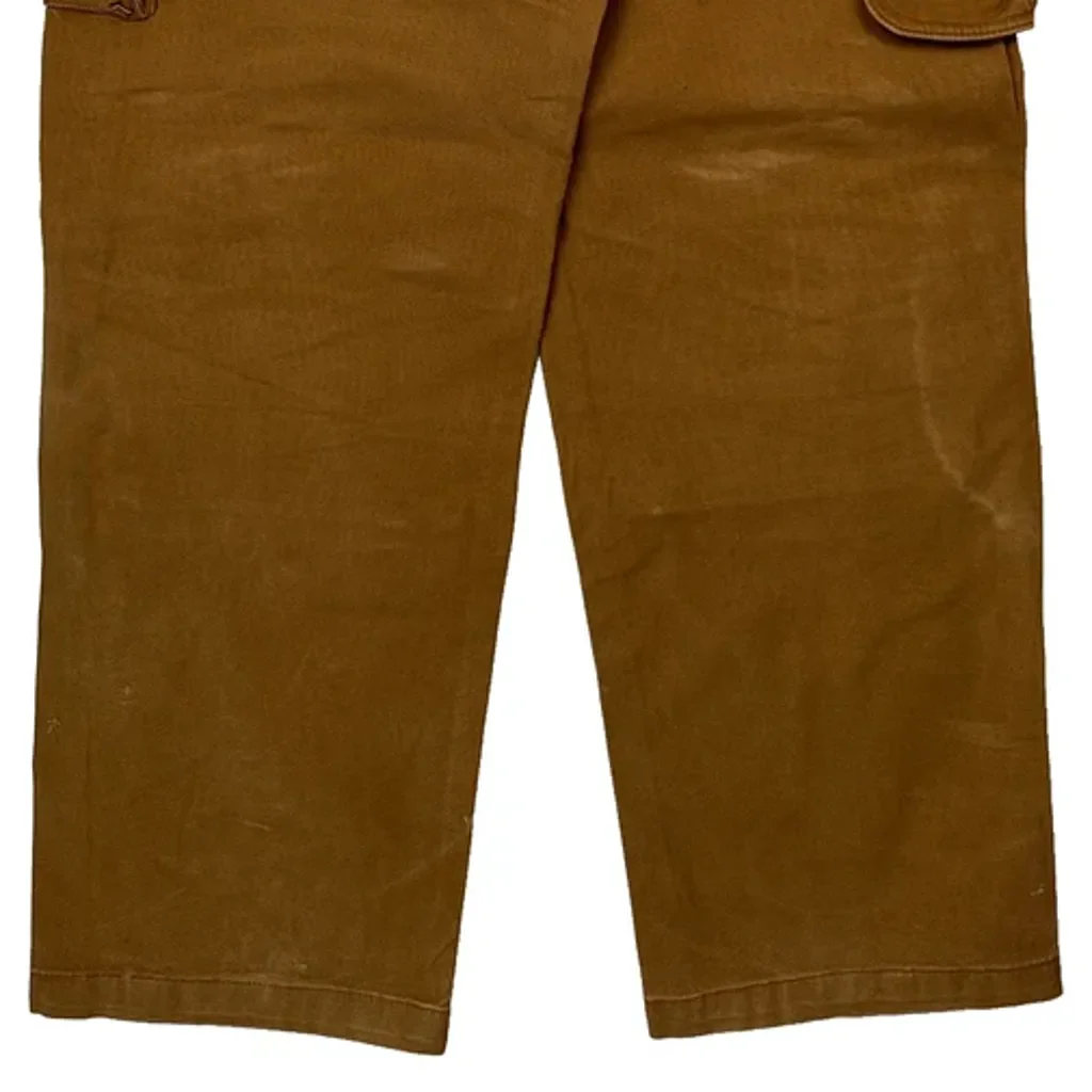 Aeropostale Double Knee Carpenter Trousers - 36W 31L Brown Cotton - Image 8