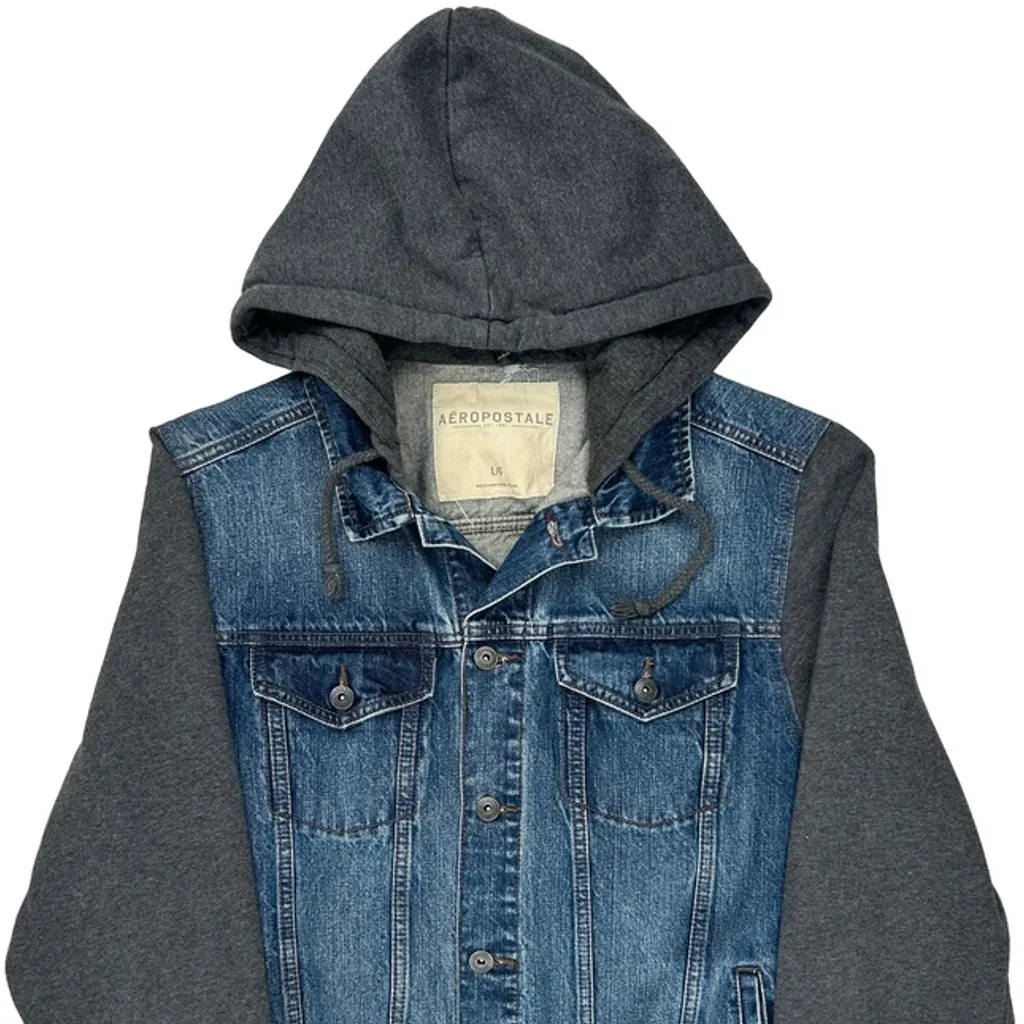 Aeropostale Denim Jacket - Large Blue Denim - Image 4