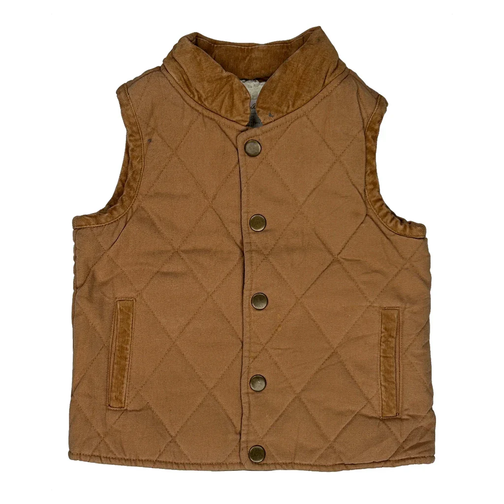 Age 1-2 Yrs Tommy Bahama Gilet - XS Brown Cotton