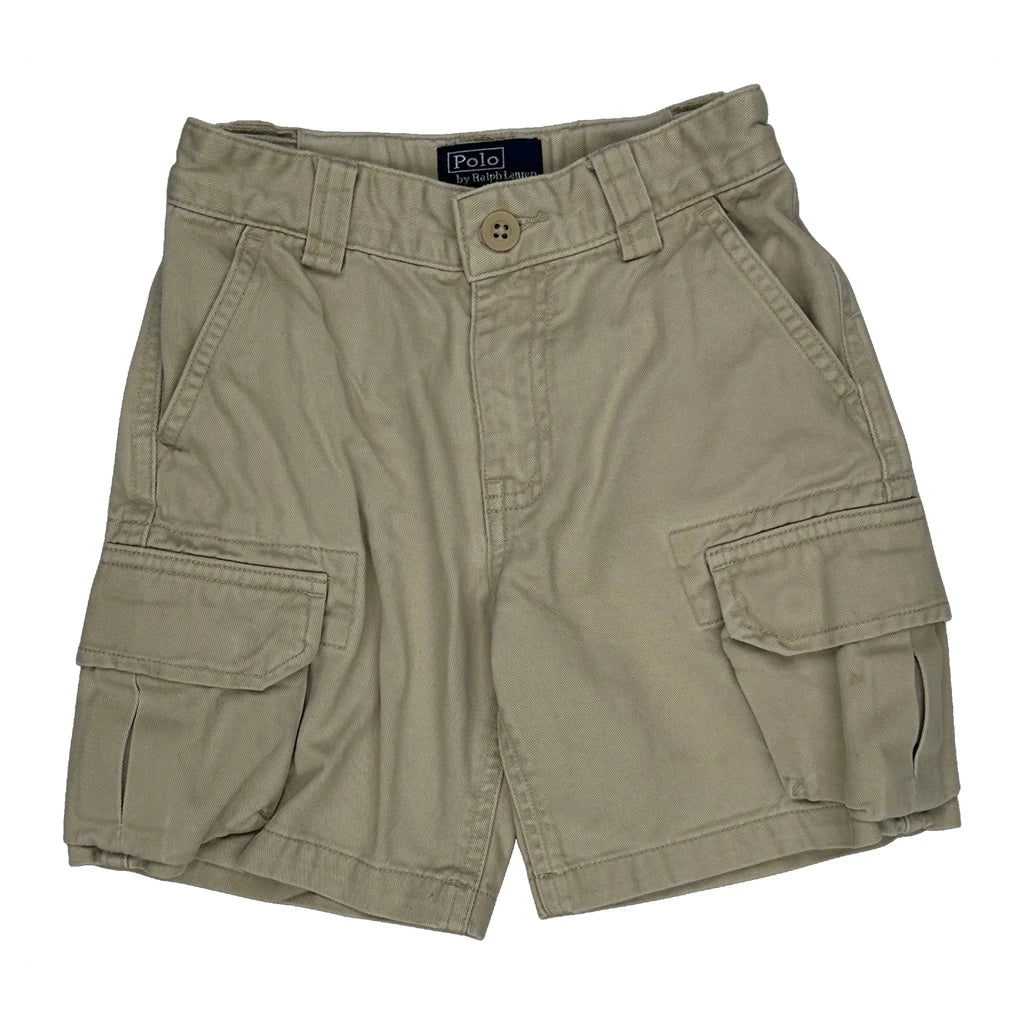 Age 1.5 Polo By Ralph Lauren Cargo Shorts - 2XS Beige Cotton - Image 2