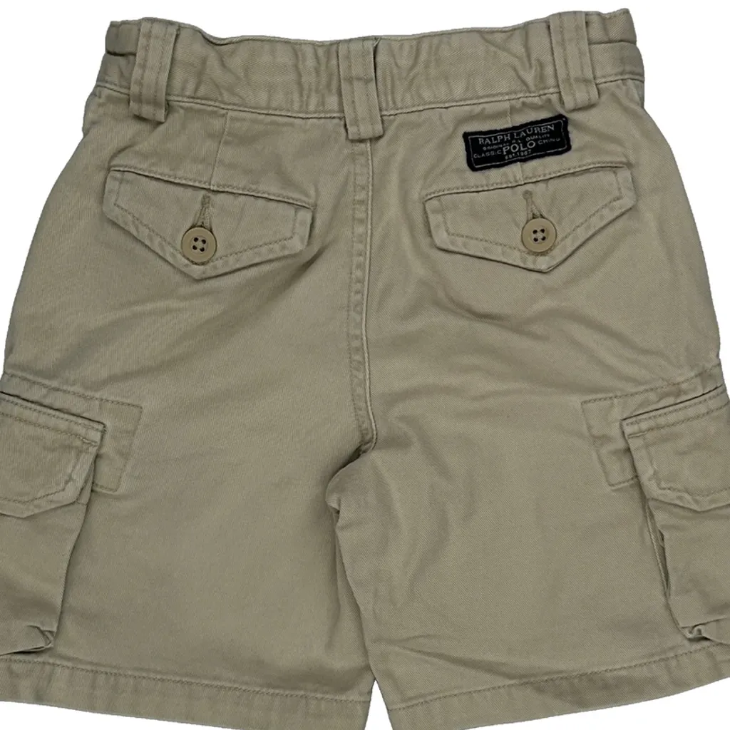 Age 1.5 Polo By Ralph Lauren Cargo Shorts - 2XS Beige Cotton - Image 4