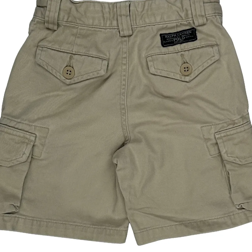 Age 1.5 Polo By Ralph Lauren Cargo Shorts - 2XS Beige Cotton - Image 5