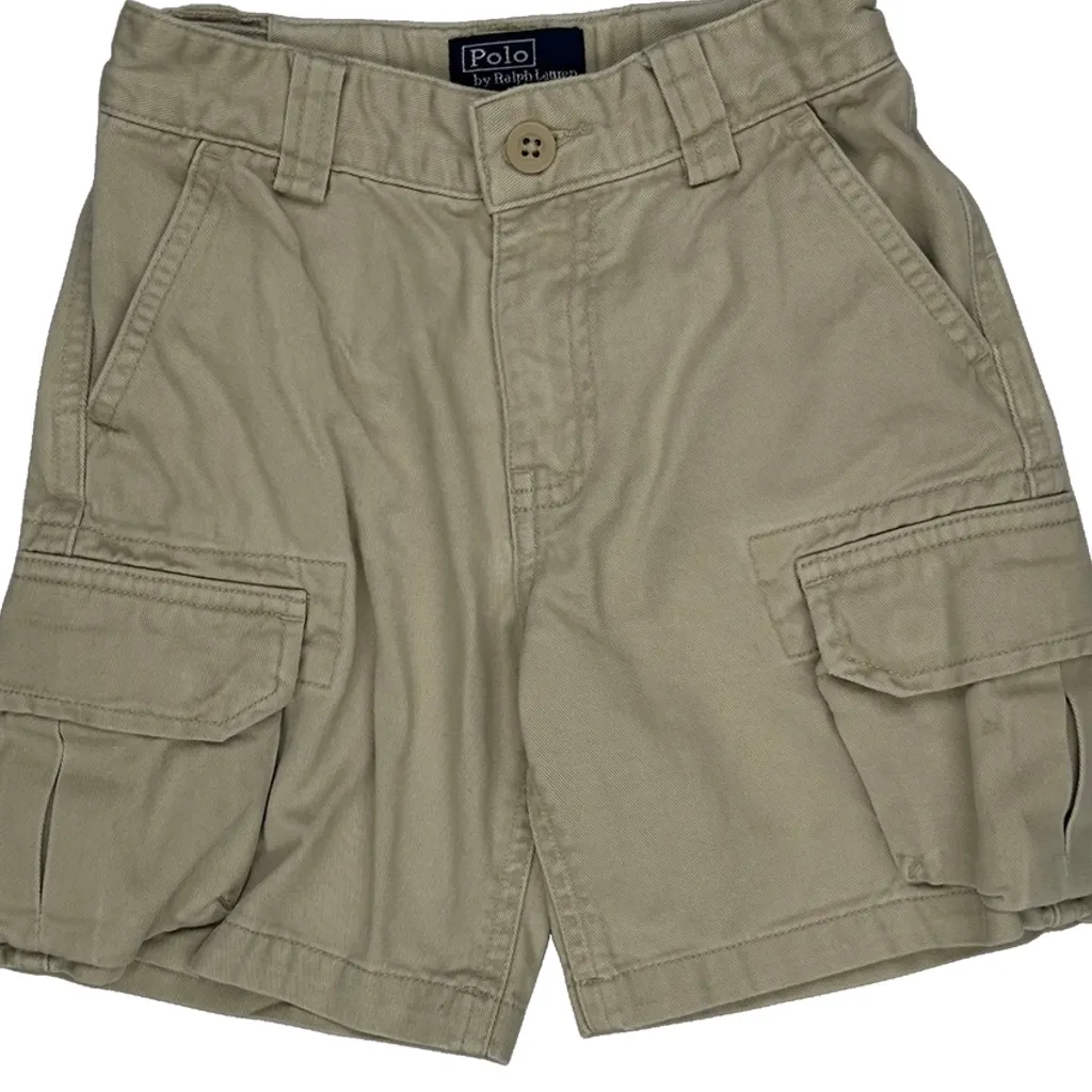 Age 1.5 Polo By Ralph Lauren Cargo Shorts - 2XS Beige Cotton - Image 7