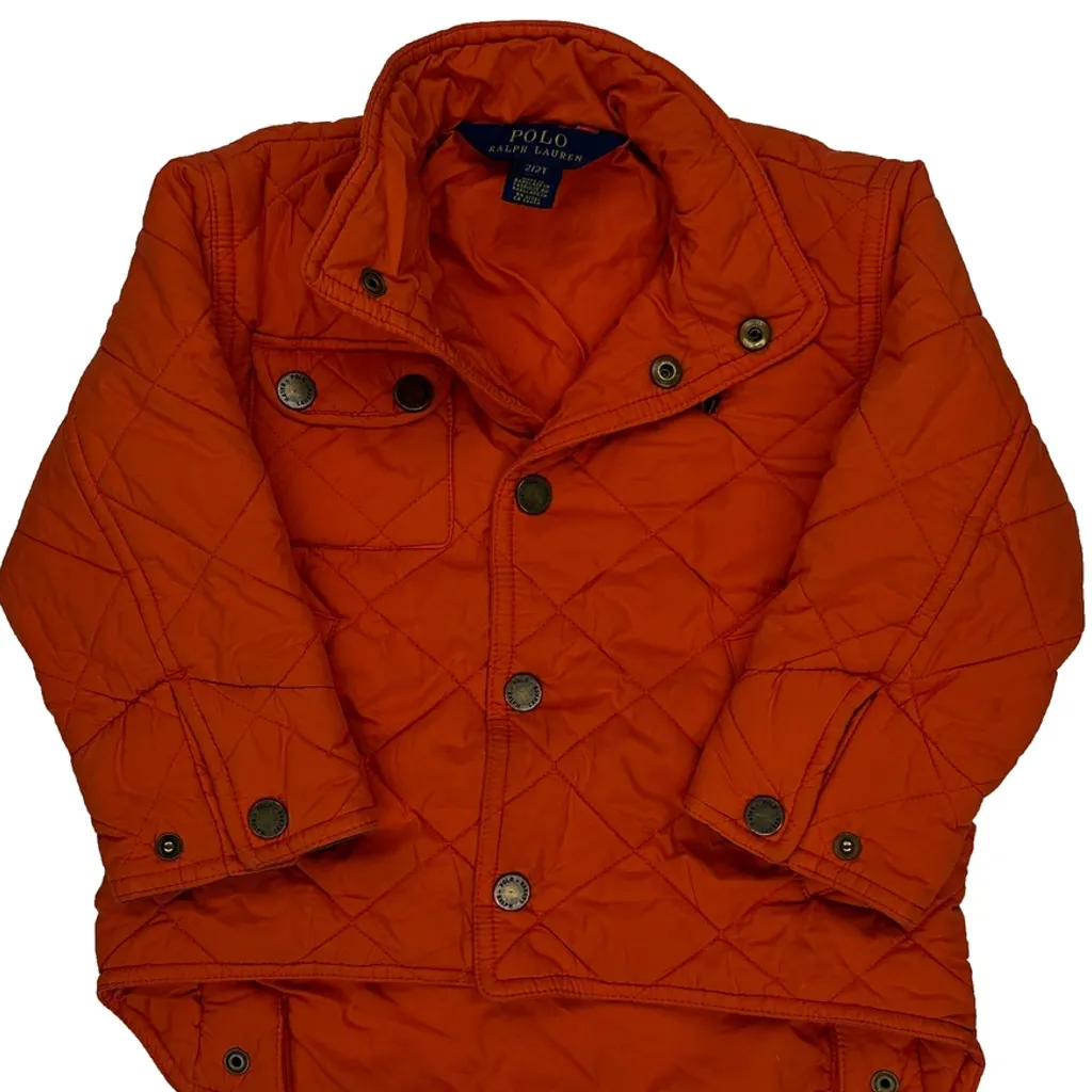 Age 1.5 Polo By Ralph Lauren Jacket - 2XS Orange Polyester - Image 4