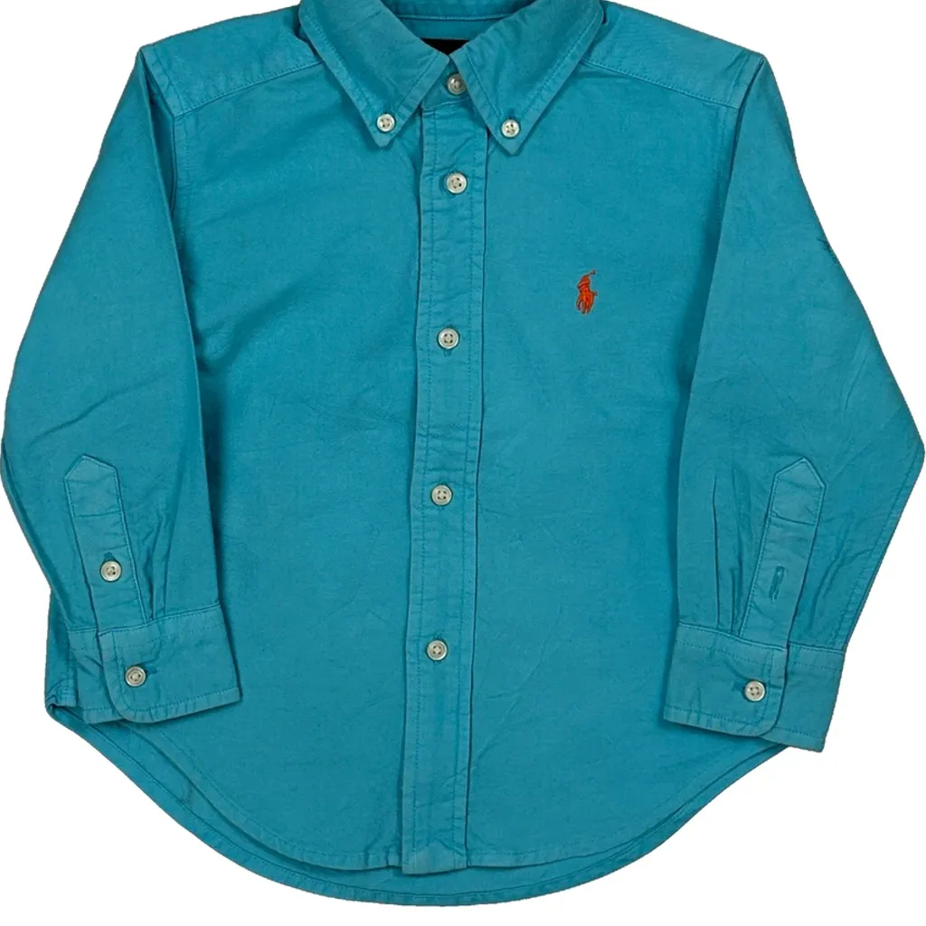 Age 1.5 Ralph Lauren Shirt - 2XS Blue Cotton - Image 5