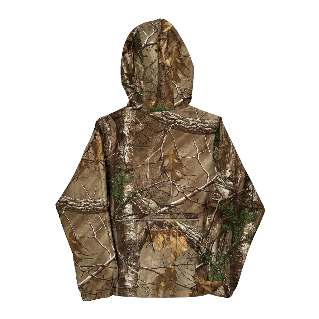 Age 10-12 Carhartt Camo Jacket - Medium Brown Polyester - Image 2