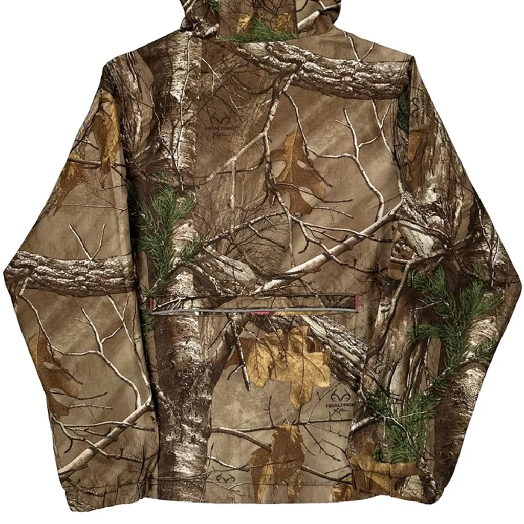 Age 10-12 Carhartt Camo Jacket - Medium Brown Polyester - Image 6