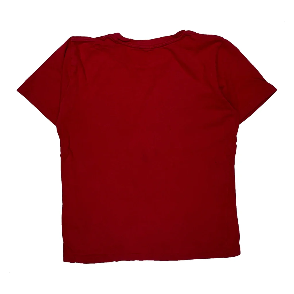 Age 10-12 Carhartt T-Shirt - Medium Red Cotton - Image 2