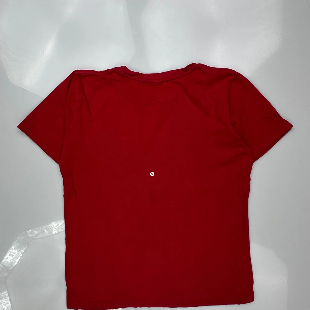 Age 10-12 Carhartt T-Shirt - Medium Red Cotton - Image 3