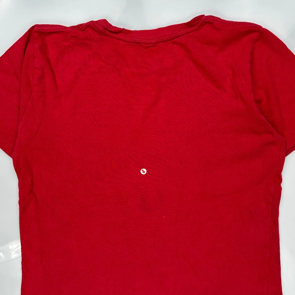 Age 10-12 Carhartt T-Shirt - Medium Red Cotton - Image 4