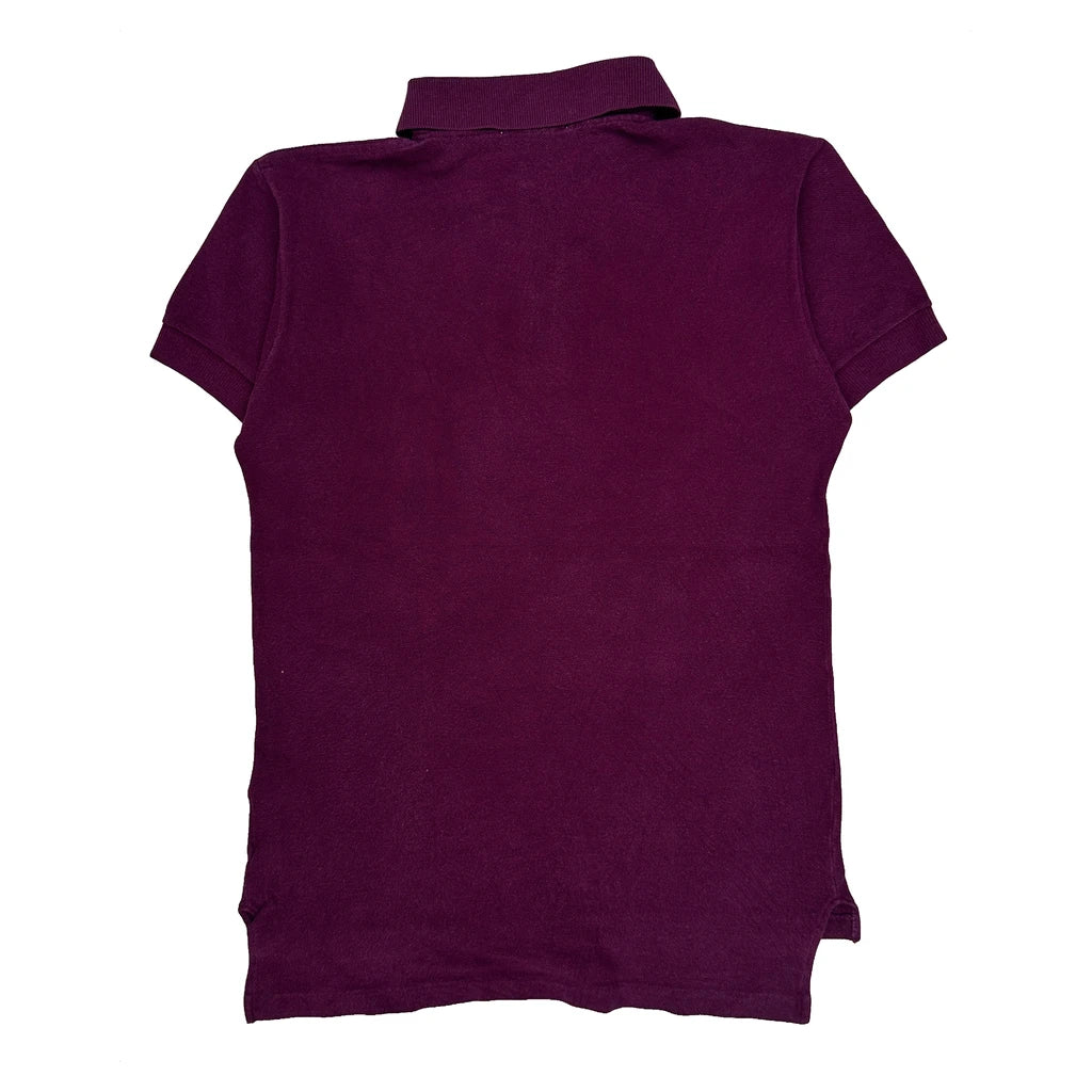 Age 10-12 Izod Polo Shirt - Medium Purple Cotton - Image 2