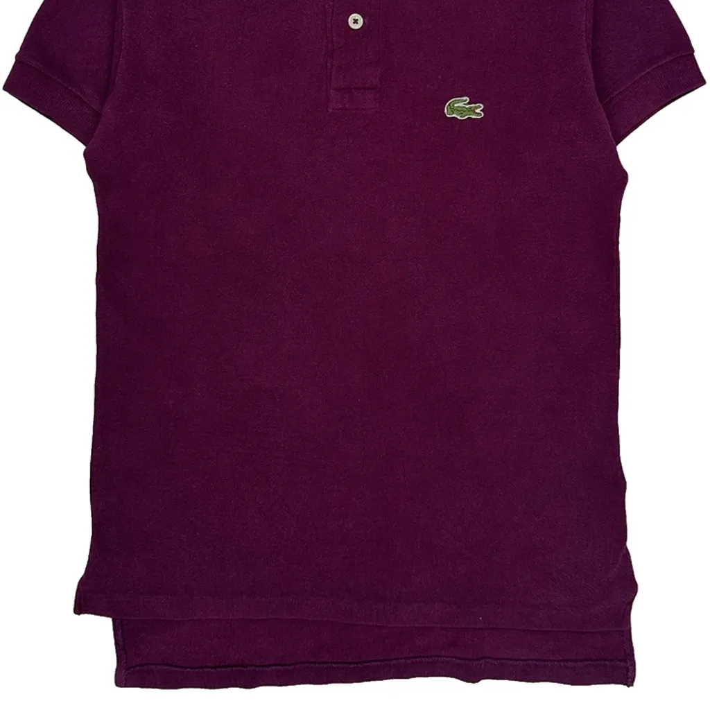 Age 10-12 Izod Polo Shirt - Medium Purple Cotton - Image 5