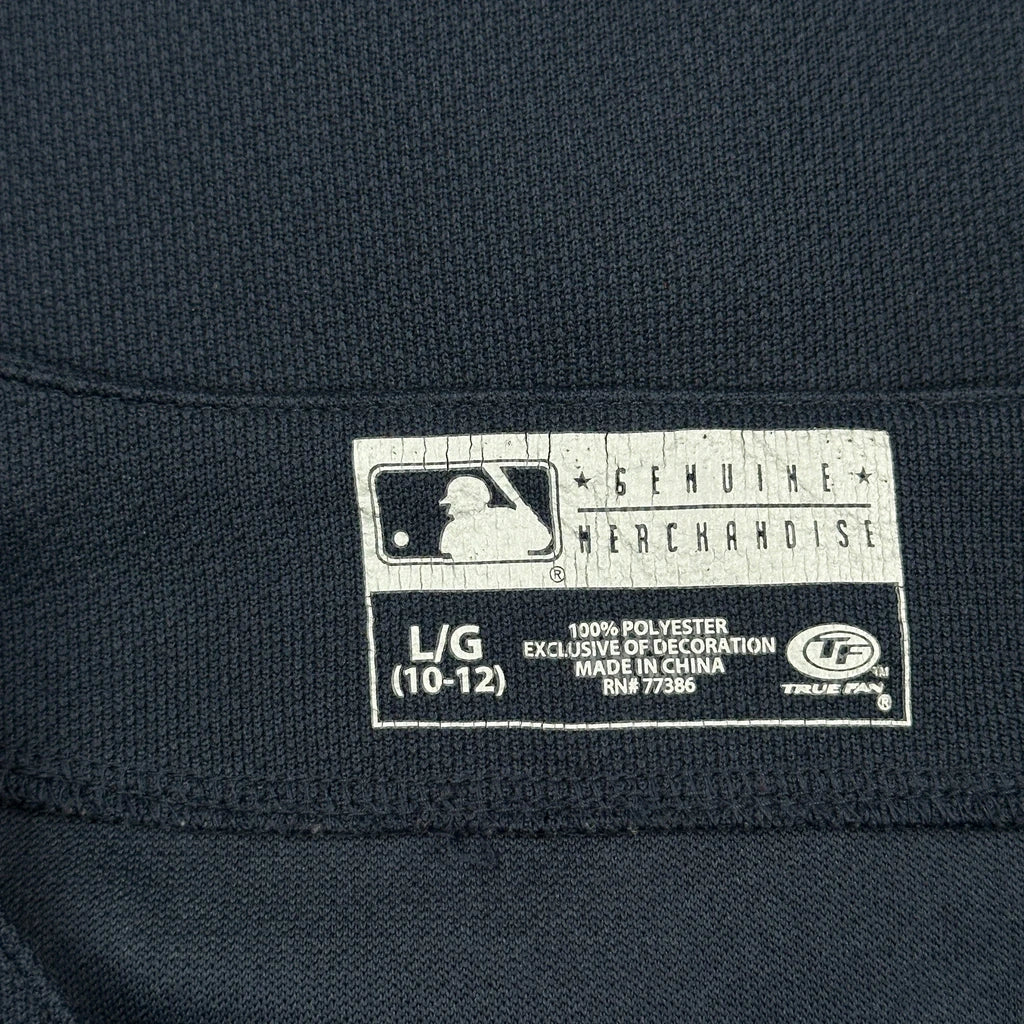 Age 10-12 Majestic Rays Jersey - Large Navy Polyester - Image 3