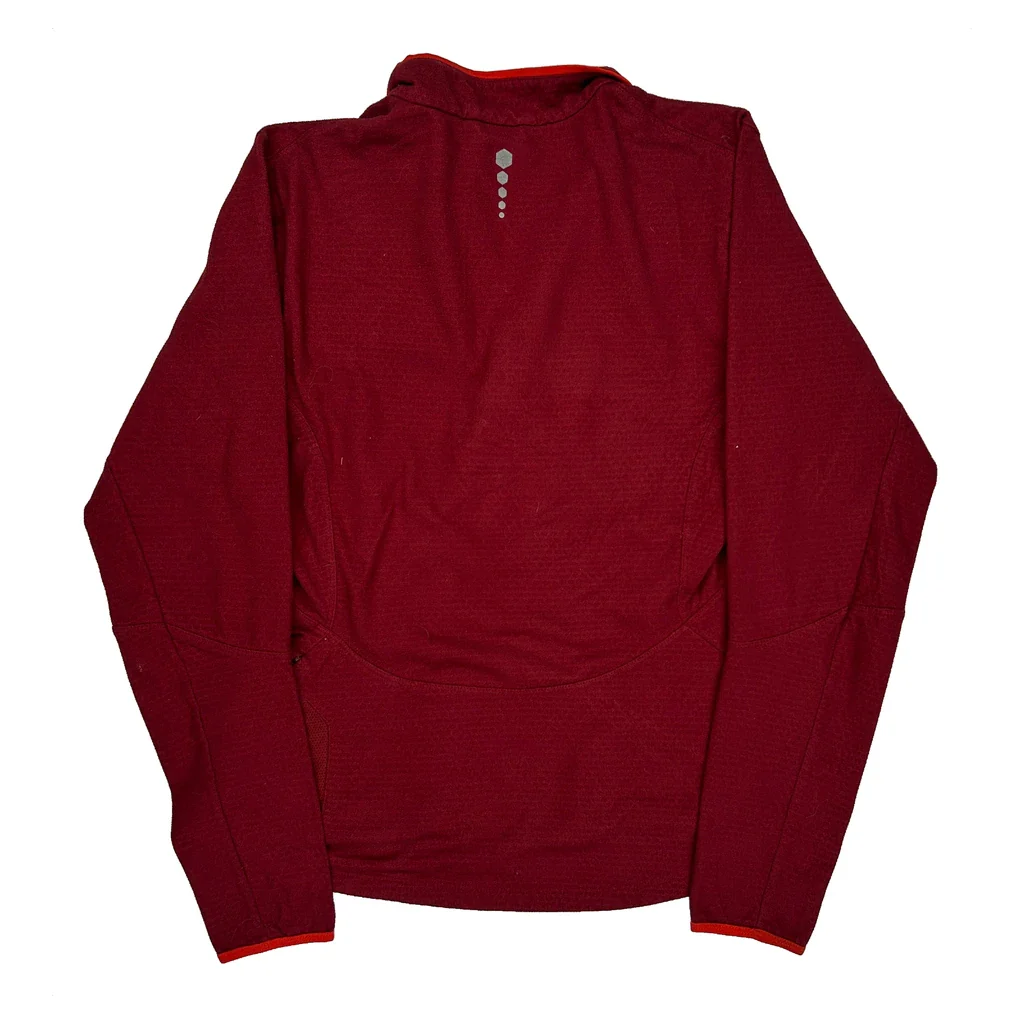 Age 10-12 Nike Fleece - Medium Red Polyester - Image 2