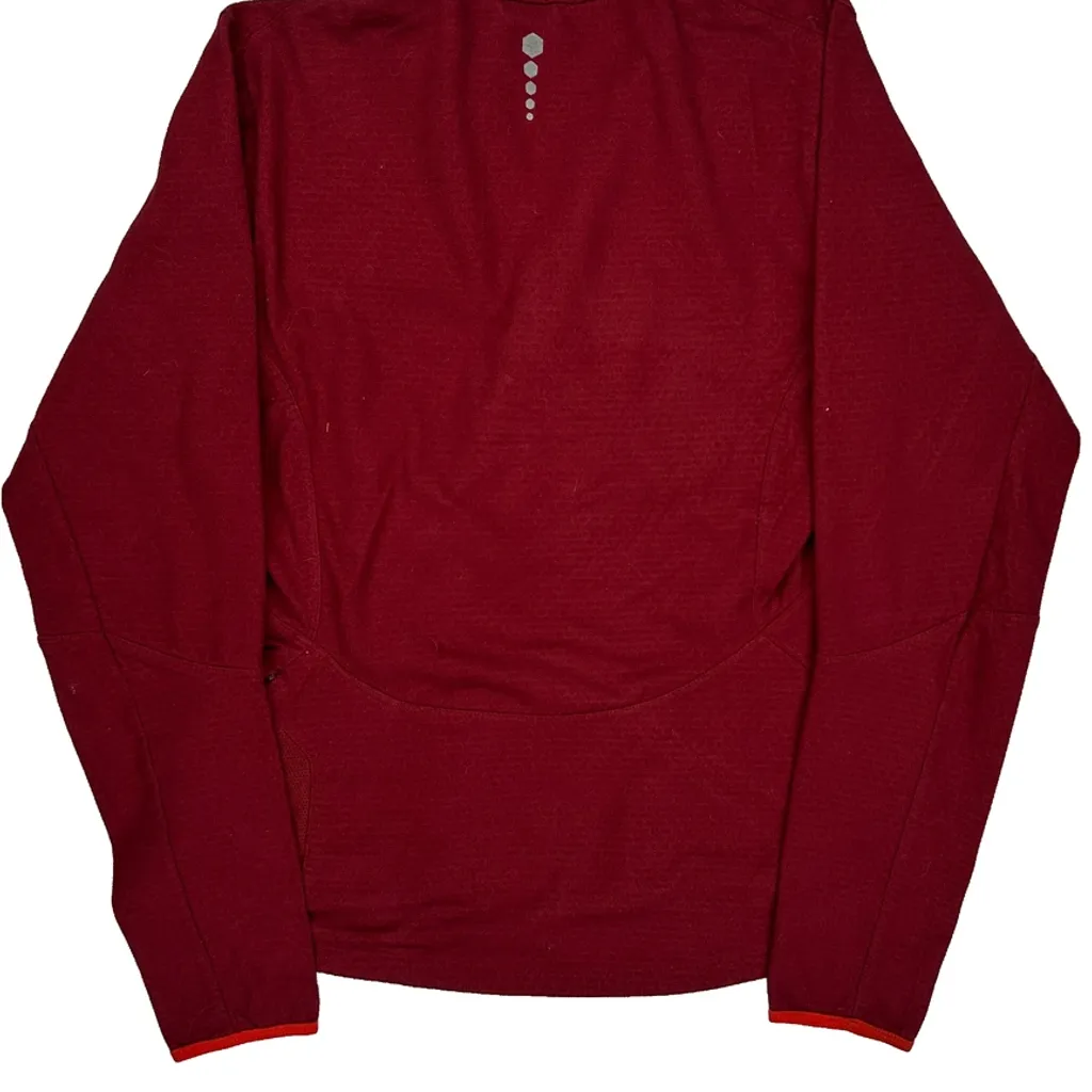 Age 10-12 Nike Fleece - Medium Red Polyester - Image 6