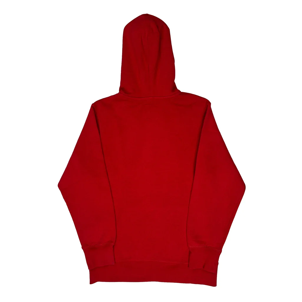 Age 10-12 Nike Hoodie - Medium Red Cotton - Image 2