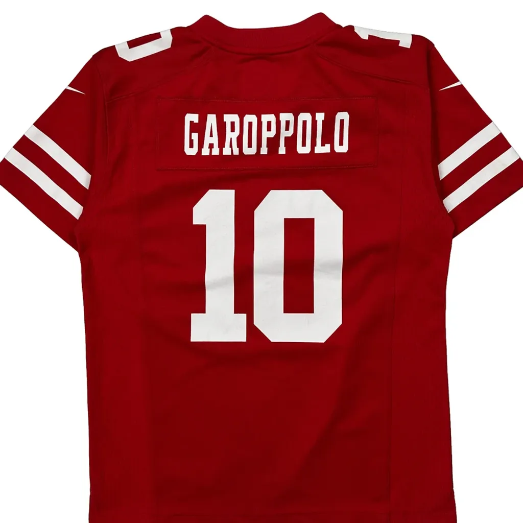 Age 10-12 Nike Nfl Jersey - Medium Red Polyester - Image 7