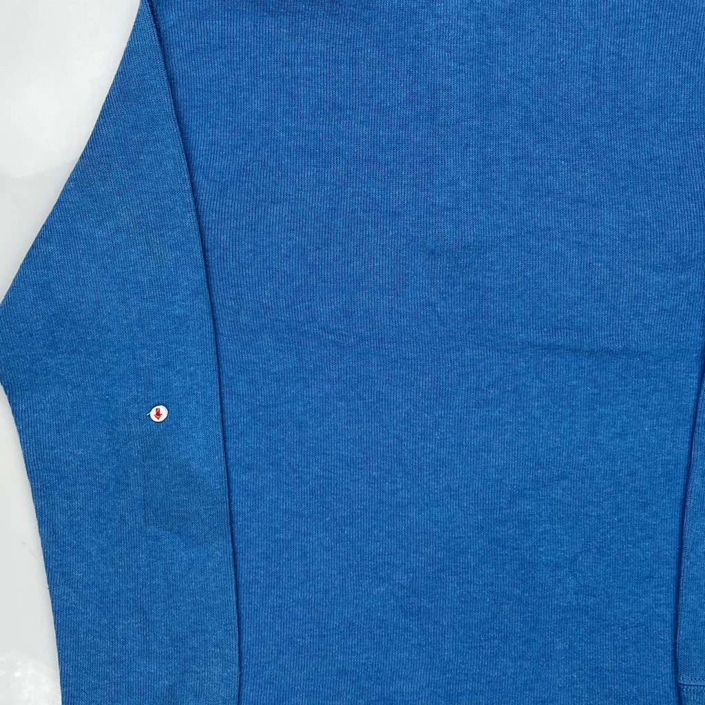 Age 10-12 Polo By Ralph Lauren 1/4 Zip - Medium Blue Cotton - Image 4