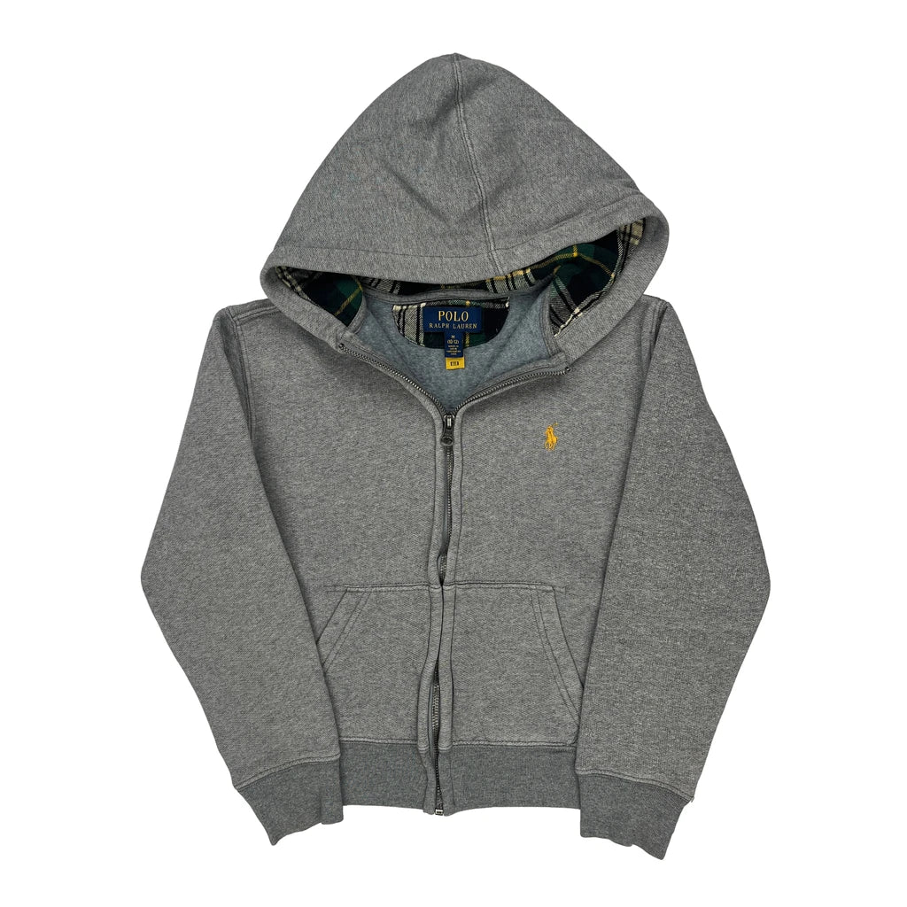 Age 10-12 Polo By Ralph Lauren Hoodie - Medium Gray Cotton