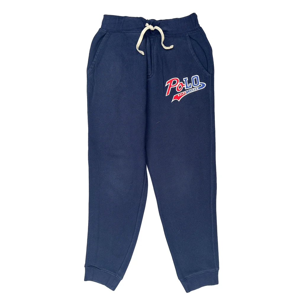 Age 10-12 Polo By Ralph Lauren Joggers - Medium Blue Cotton