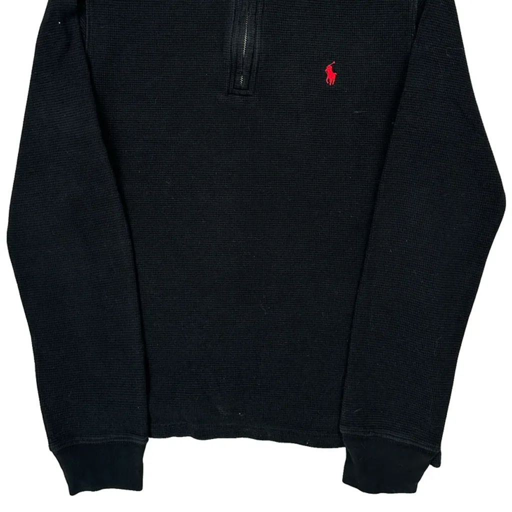 Age 10-12 Polo By Ralph Lauren Long Sleeve T-Shirt - Large Black Cotton - Image 5