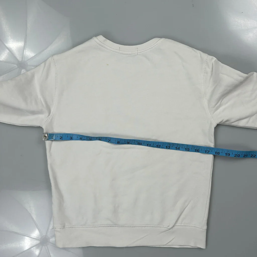 Age 10-12 Polo By Ralph Lauren Graphic Sweatshirt - Large White Cotton - Image 3