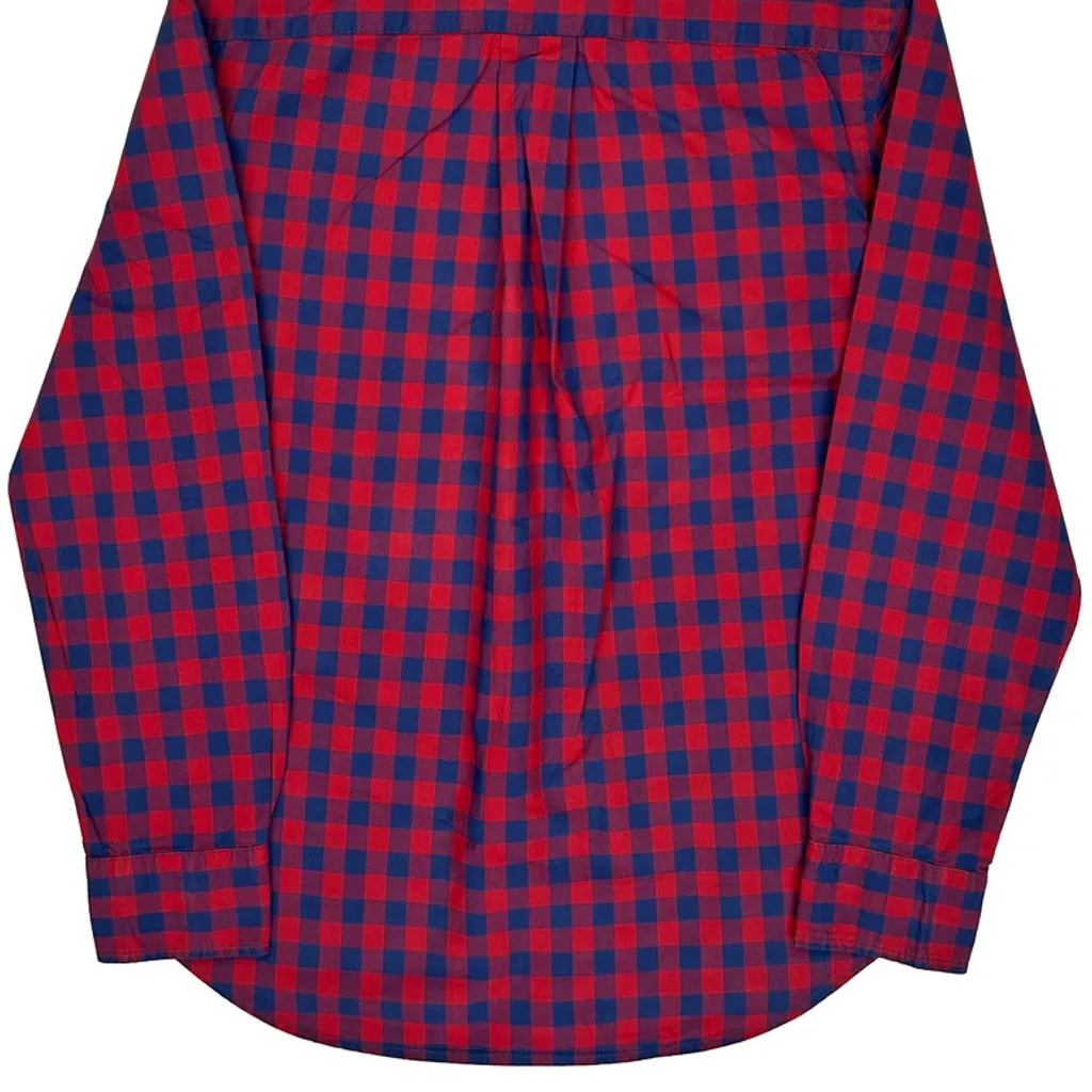 Age 10-12 Ralph Lauren Checked Shirt - Medium Red Cotton - Image 7